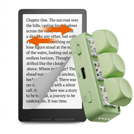Hanlinyue High Axis E-Book Page Turner Bluetooth Keyboard(Green)