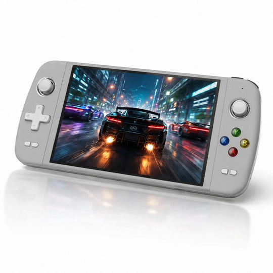 SJGAM M27 Handheld Gaming Console 7 Inch 3D Large Screen HD Portable Console, Spec: 128GB(Gray)