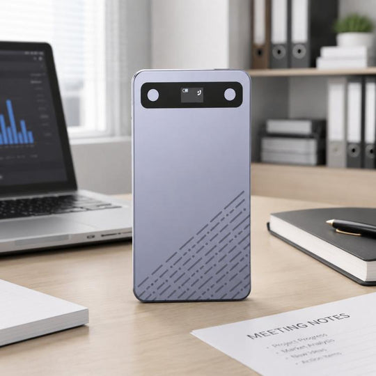 B86 Intelligent Noise-Reduction & Transcription Card-Shaped Voice Recorder, Bluetooth Magnetic AI Translator, Spec: No Memory Card