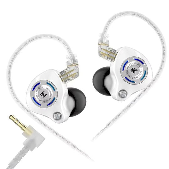 KZ-Gale HiFi 1.2 m Wired Game Earphones, Spec: White Standard 3.5mm