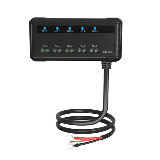12V Universal Car Motorcycle Fuse Box Relay Kit With Quick Connector(5-channel)