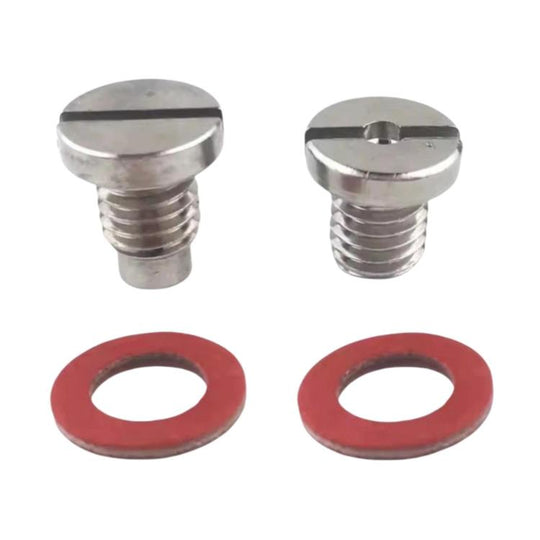 For Yamaha Outboard Motor Gear Drain Screw 90340-08002 Non-Magnetic Oil Drain Screw + Gasket + Magnetic Oil Drain Screw + Gasket