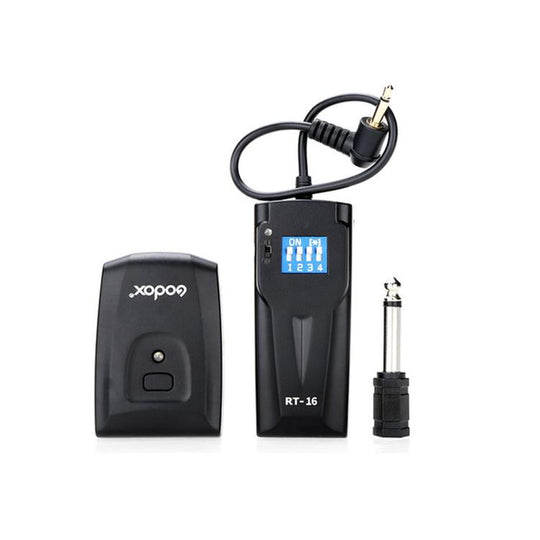 Godox RT16 Flash Trigger Studio Light Photography Light DSLR Camera Remote Control Wireless Sync Trigger, Spec: Transmitter+Receiver