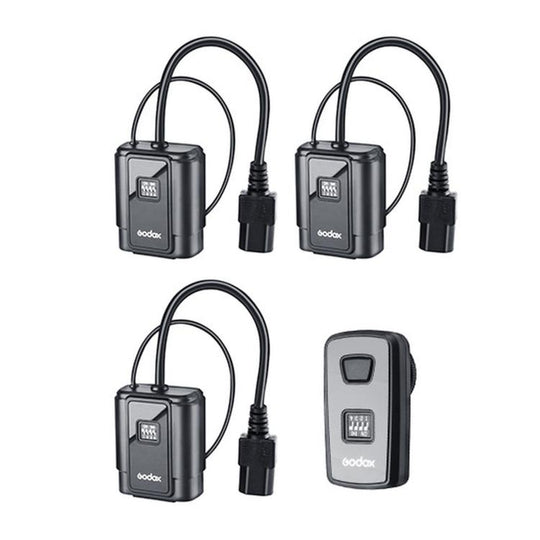 Godox DM16 Camera Flash Sync Universal Wireless Trigger For DSLR Cameras, Spec: Transmitter+3 Receiver