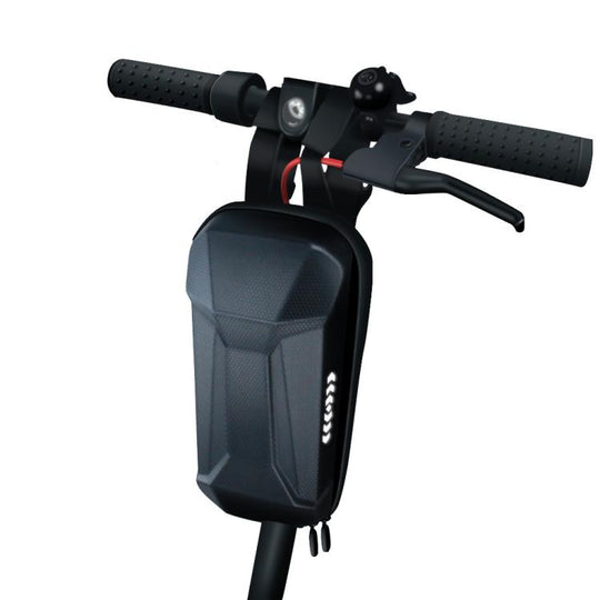 3L Waterproof Electric Scooter Handlebar Bag EVA Hard Shell Front Hanging Storage Pack for Bicycles(Black)
