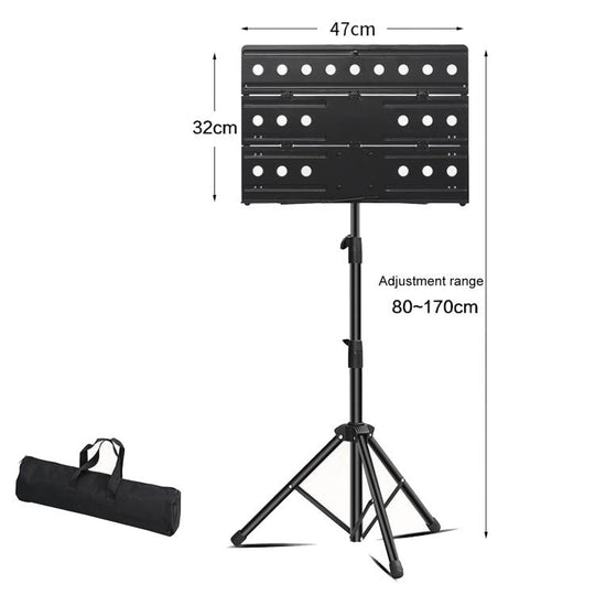 PERSEUS Portable Folding Music Stand Guitar & Violin Music Stand, Spec: 1.7m 3-Fold With Bag