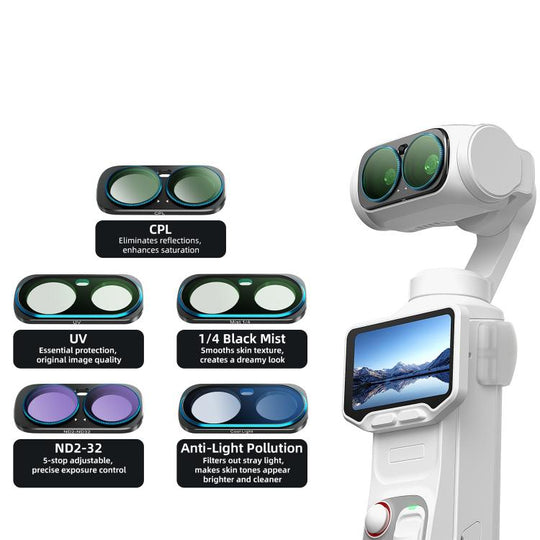 For Insta360 Luna Ultra aMagisn Magnetic Lens Filter Adj CPL/UV/Black Mist/VND2-32/LPR