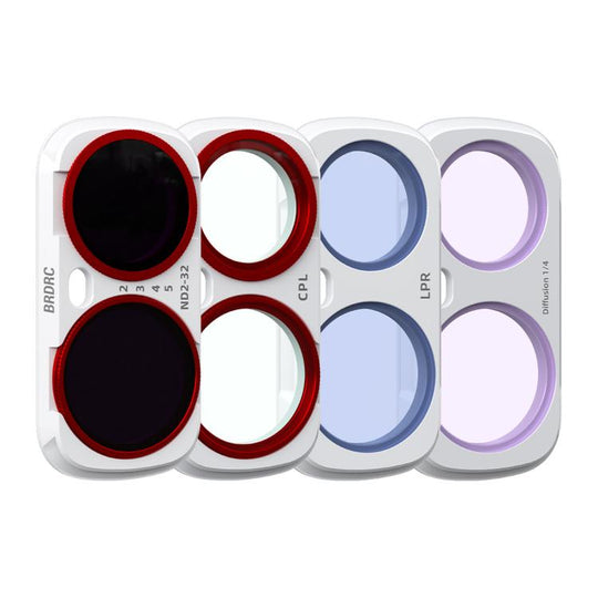 For Insta360 Luna Ultra BRDRC Magnetic Filter, Specification: CPL + Black Soft + Anti-Light Pollution + Adjustable VND Filter