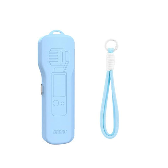For DJI Osmo Pocket 4 / 3 BRDRC Filter Storage Lens Protection Case(Blue)