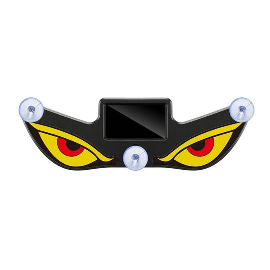 Suction Cup Blinking Solar Car Light Dynamic Multi-Mode LED Window Warning Light(Yellow Red-Yellow)