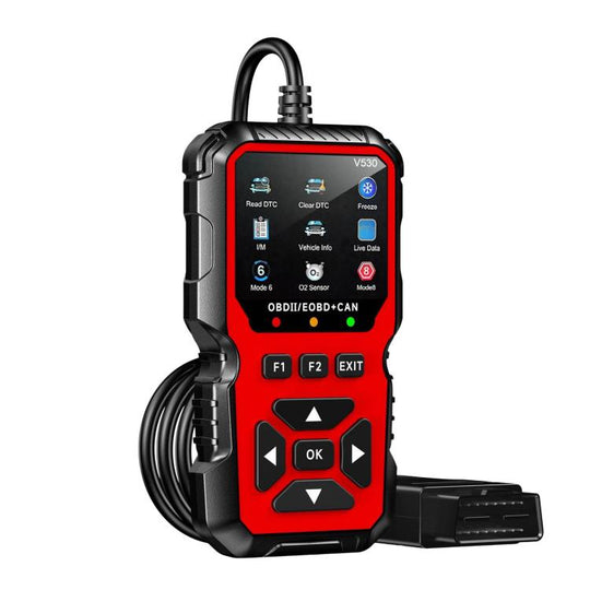 FOXSUR V530 Car Fault Diagnostic Scanner OBD2 Engine Fault Code Reader