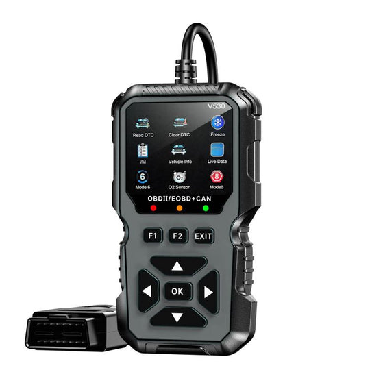FOXSUR V530 Car Fault Diagnostic Scanner OBD2 Engine Fault Code Reader