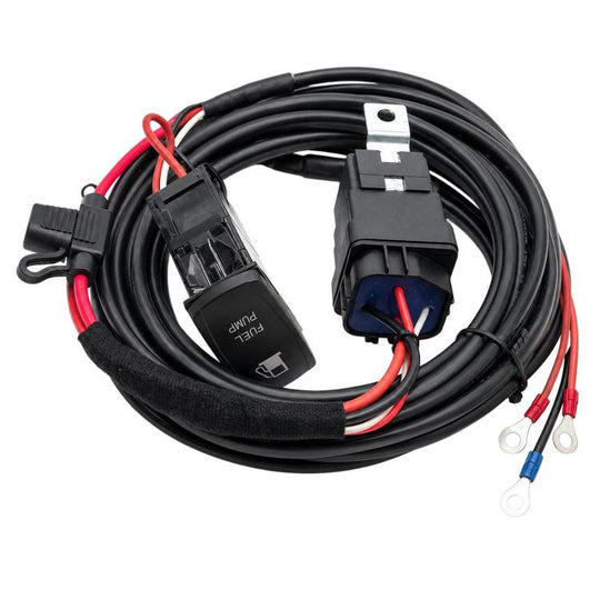 Car Yacht & Boat Fuel Tank Cover Switch Waterproof Momentary Rocker Switch Harness With Fuse