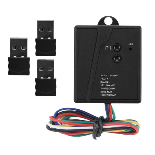 Inductive Universal Vehicle Bluetooth For Electric Doors Smart Access Controller, Spec: 3 x USB