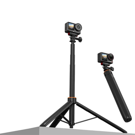 For DJI Osmo Pocket 4P / 3 Flymile 1.6m One-Click Pop-Out Tripod Extension Pole(Two-jaw Connector)