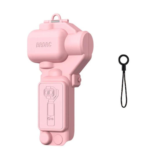 For DJI Osmo Pocket 4P BRDRC Lens Screen Dustproof Protective Case(Pink)