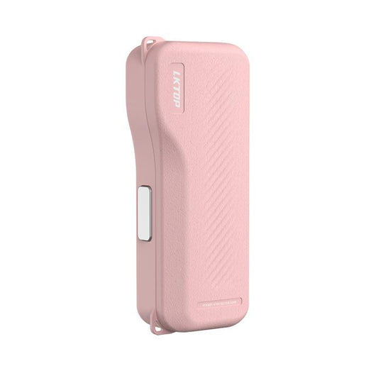 For DJI Osmo Pocket 4/3 LKTOP Hard Carrying Case Protective Storage Box with Wrist Strap Short Pink