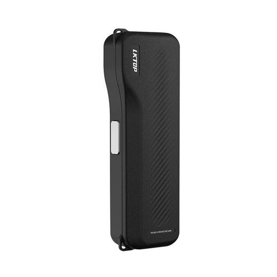 For DJI Osmo Pocket 4/3 LKTOP Hard Carrying Case Protective Storage Box with Wrist Strap Long Black