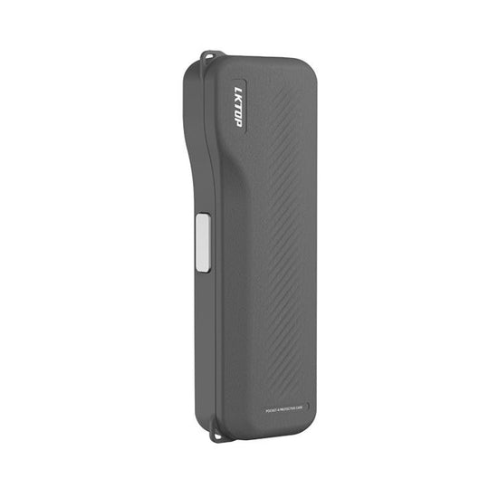 For DJI Osmo Pocket 4/3 LKTOP Hard Carrying Case Protective Storage Box with Wrist Strap Long Grey