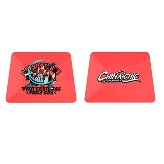 qili Automotive Wrapping Film & Color Change Film Trimming Double-Sided Scraper(Red 60A)