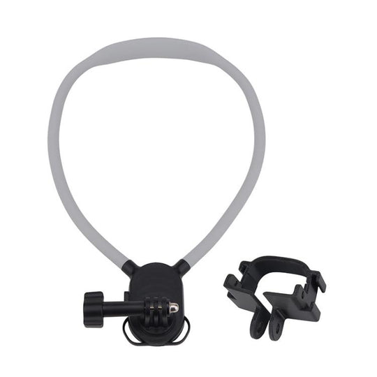 For Insta360 Luna Pro / Ultra Dual Cold Shoe Expansion Cage Neck Mount Set
