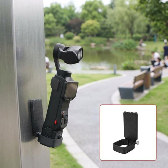 For Insta360 Luna Pro / Ultra Magnetic Mount Holder with 180-degree Adjustable Base(Black)