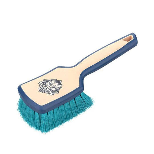 Qili Car Detailing Tire Brush With Rubber-Coated Handle Carpet Cleaning Brush, Specification: Soft Fuzz Large