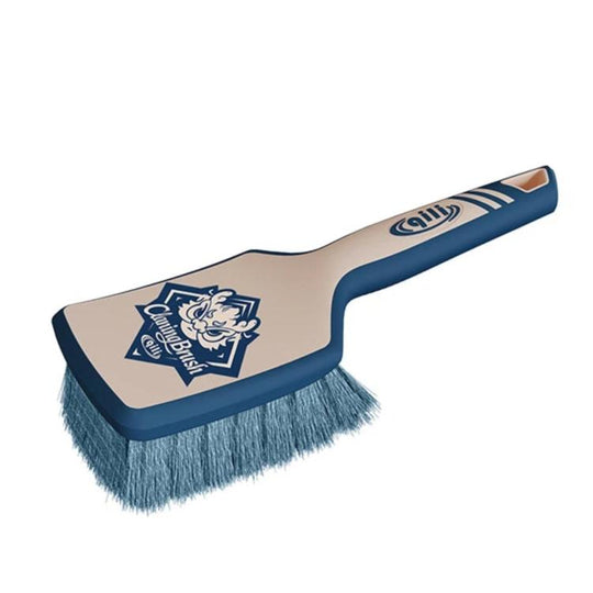 Qili Car Detailing Tire Brush With Rubber-Coated Handle Carpet Cleaning Brush, Specification: Strong Fuzz Large