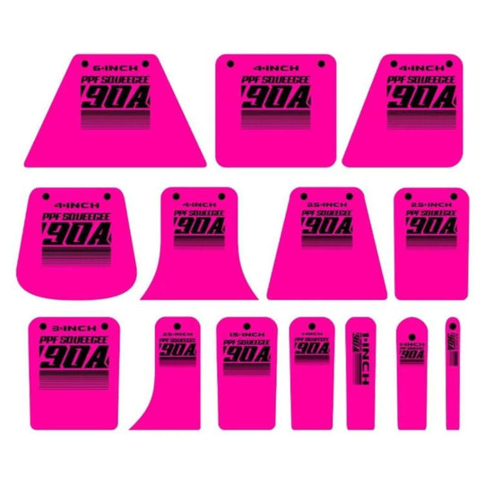 qili 14pcs /Set Car Film Invisible Car Wrap Scraper(Pink)