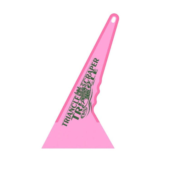 qili Ultra-thin Triangular Hard Squeegee for Car Window Tinting, Color: Large Pink