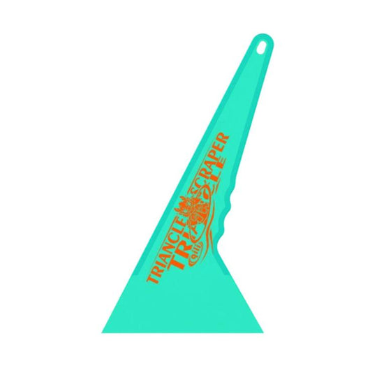 qili Ultra-thin Triangular Hard Squeegee for Car Window Tinting, Color: Large Blue