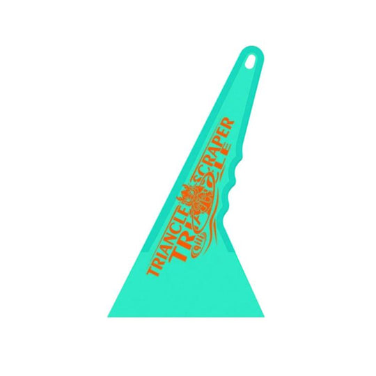 qili Ultra-thin Triangular Hard Squeegee for Car Window Tinting, Color: Medium Blue