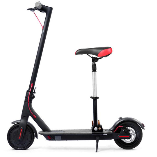 For Xiaomi  M365 / M365 Pro Electric Scooter Adjustable Seat Folding Shock Absorbing Saddle(Black Red)