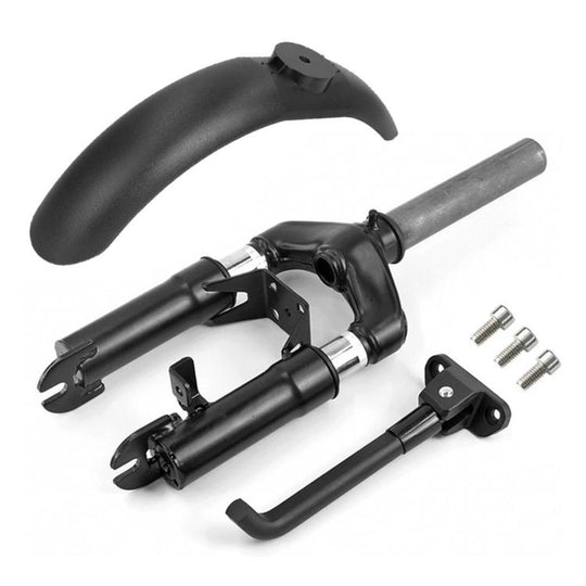 3 PCS/Set For Xiaomi M365 / M365 Pro Scooter Accessories Front Fork Shock Absorber + Front Mudguard + Extended Kickstand