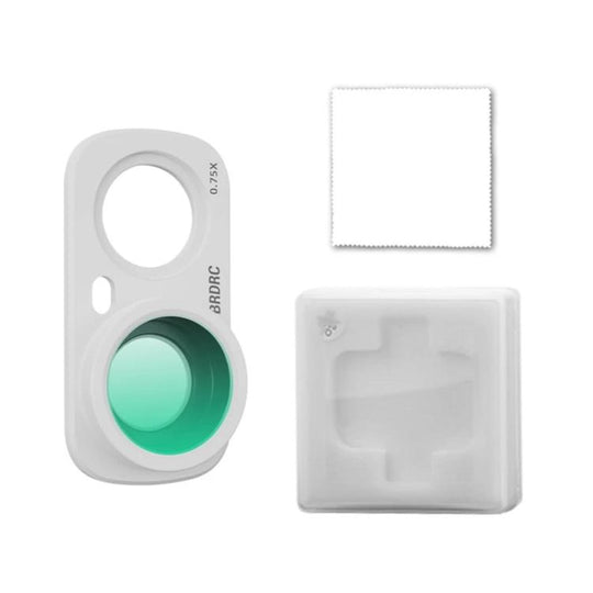 For Insta360 Luna Ultra BRDRC 115 Degree External Wide-Angle Lens(White)