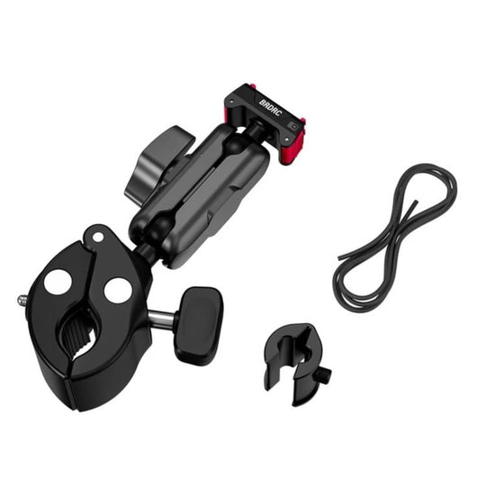BRDRC For Quick-Release Cycling Mount For Insta360 Ace / Ace Pro 2 / X6 / X5 / X4 Air(Dark Gray)