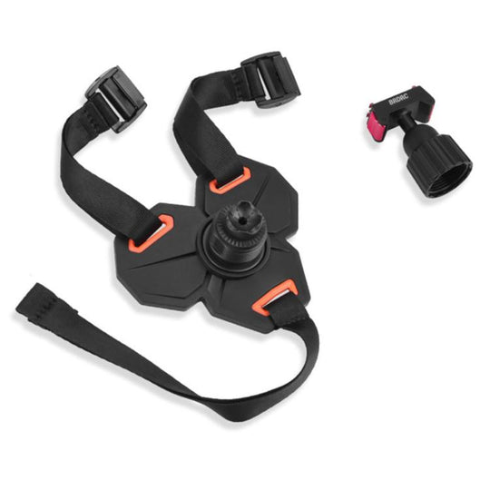 BRDRC Motorcycle Quick-Release Helmet Chin Mount For Insta360 Ace Pro 2 / X6 / X5 / X4 Air(Black)