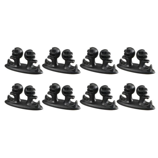 Adhesive Car Cable Organizer Charging Cable Holder, 尺寸: Upgraded 8 PCS/Pack