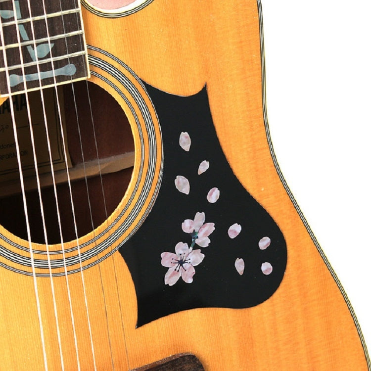 2 PCS Guitar Panel Stickers DIY Cherry Blossom Stickers Ukuleles Paste(Cherry Petals) - String Instrument Accessories by buy2fix | Online Shopping UK | buy2fix