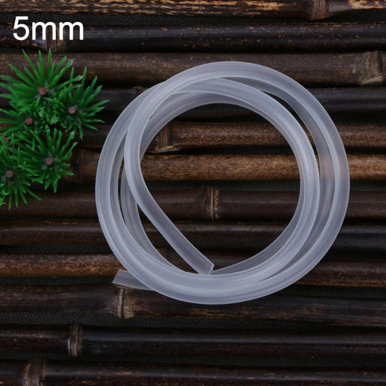 4x6mm Soft Silicone Oxygen Pump Hose for Air Bubble Stone Professional Aquarium Fish Tank Pond Air Pump Filter Aeration Tube, Size:5m