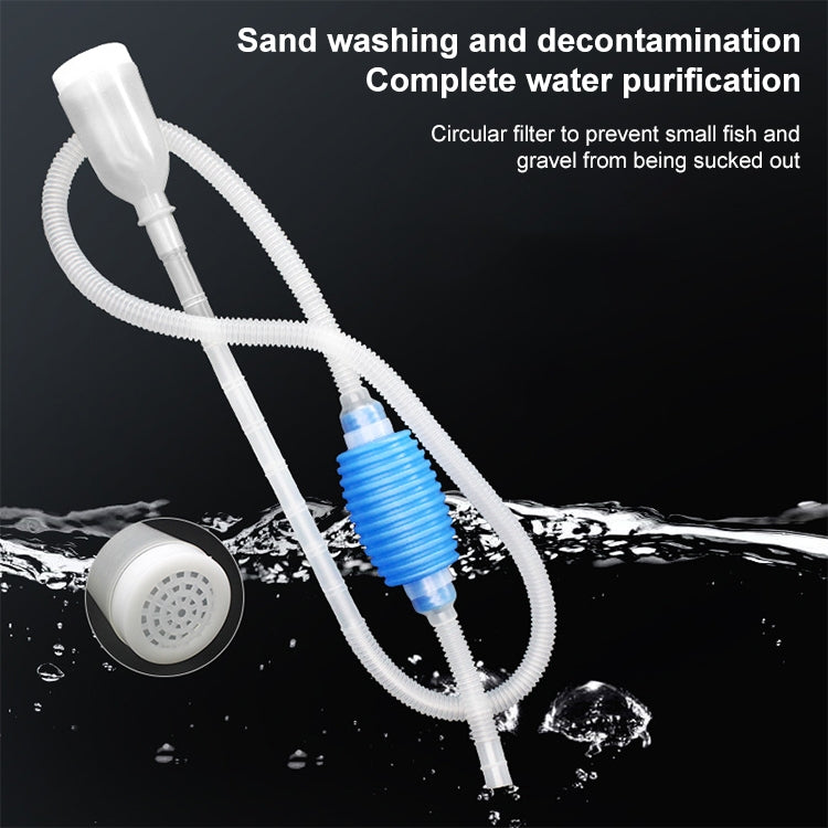 1.6m Simple Practical Siphon Suction Pipe Filter Aquarium Water Changer - Filters & Accessories by buy2fix | Online Shopping UK | buy2fix