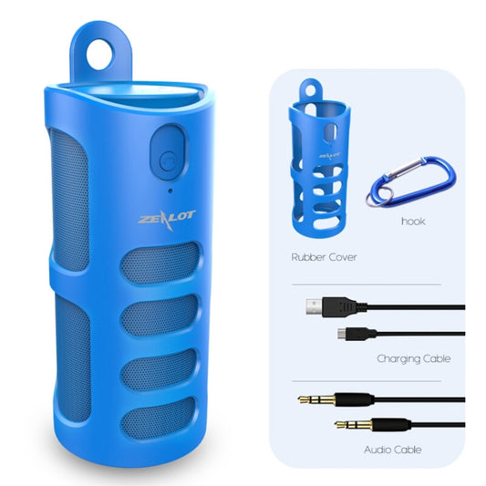 ZEALOT S8 3D Stereo Bluetooth Speaker Wireless Subwoofer Column Portable Touch Control AUX TF Card Playback Handsfree with Mic - Desktop Speaker by ZEALOT | Online Shopping UK | buy2fix