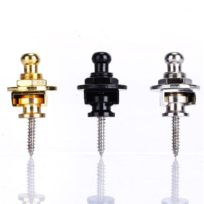 Metal Universal Guitar Strap Buckle Strap Nail Anti-off Guitar Tail Nail(Gold) - String Instrument Accessories by buy2fix | Online Shopping UK | buy2fix