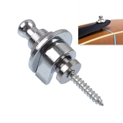 Metal Universal Guitar Strap Buckle Strap Nail Anti-off Guitar Tail Nail(Silver) - String Instrument Accessories by buy2fix | Online Shopping UK | buy2fix