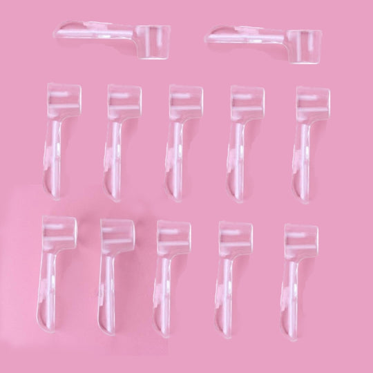 12 PCS Electric Toothbrush Heads Protective Transparent Cover