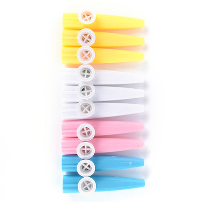 10PCS Plastic Kazoo Children Accompaniment Instrument, Random Color Delivery - Wind Instrument Accessories by buy2fix | Online Shopping UK | buy2fix