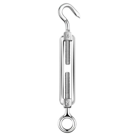 Flower Basket Screws 304 Stainless Steel Wire Rope Hook Tensioner, Specification:M4(Silver)