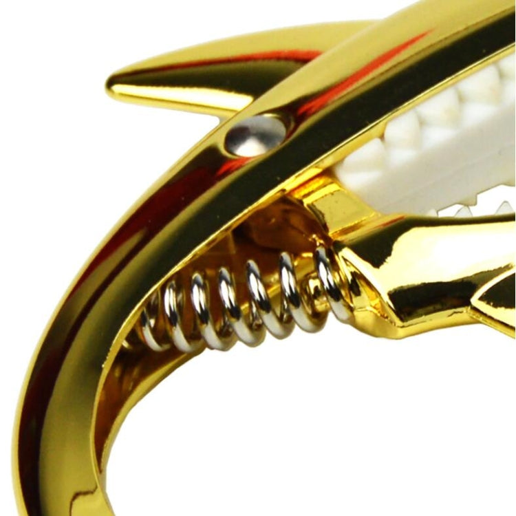 Shark Shape Zinc Alloy Guitar Capo(Rose Gold) - String Instrument Accessories by buy2fix | Online Shopping UK | buy2fix