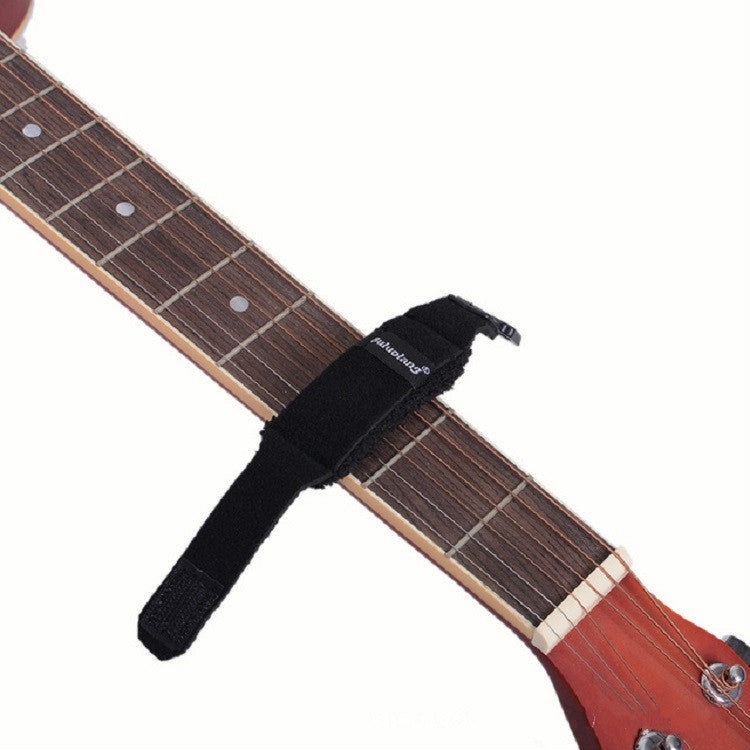 Muffler Band Stop Band Electric Guitar Electric Bass Acoustic Guitar Damper Musical Instrument Accessories, Size:Medium(Black) - String Instrument Accessories by buy2fix | Online Shopping UK | buy2fix