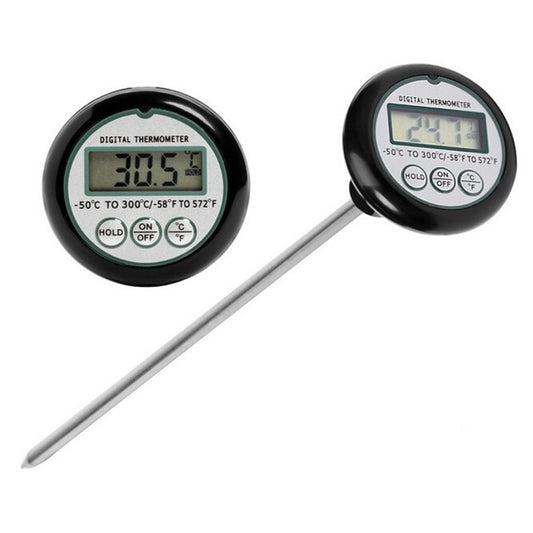 Portable Digital Probe Meat Kitchen Food Cooking BBQ and Liquid Thermometer by buy2fix